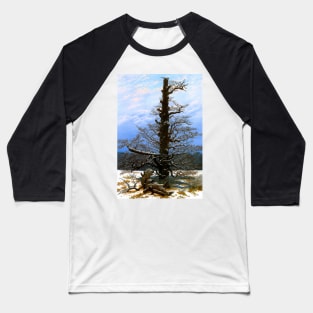 The Oak Tree in the Snow - Caspar David Friedrich Baseball T-Shirt